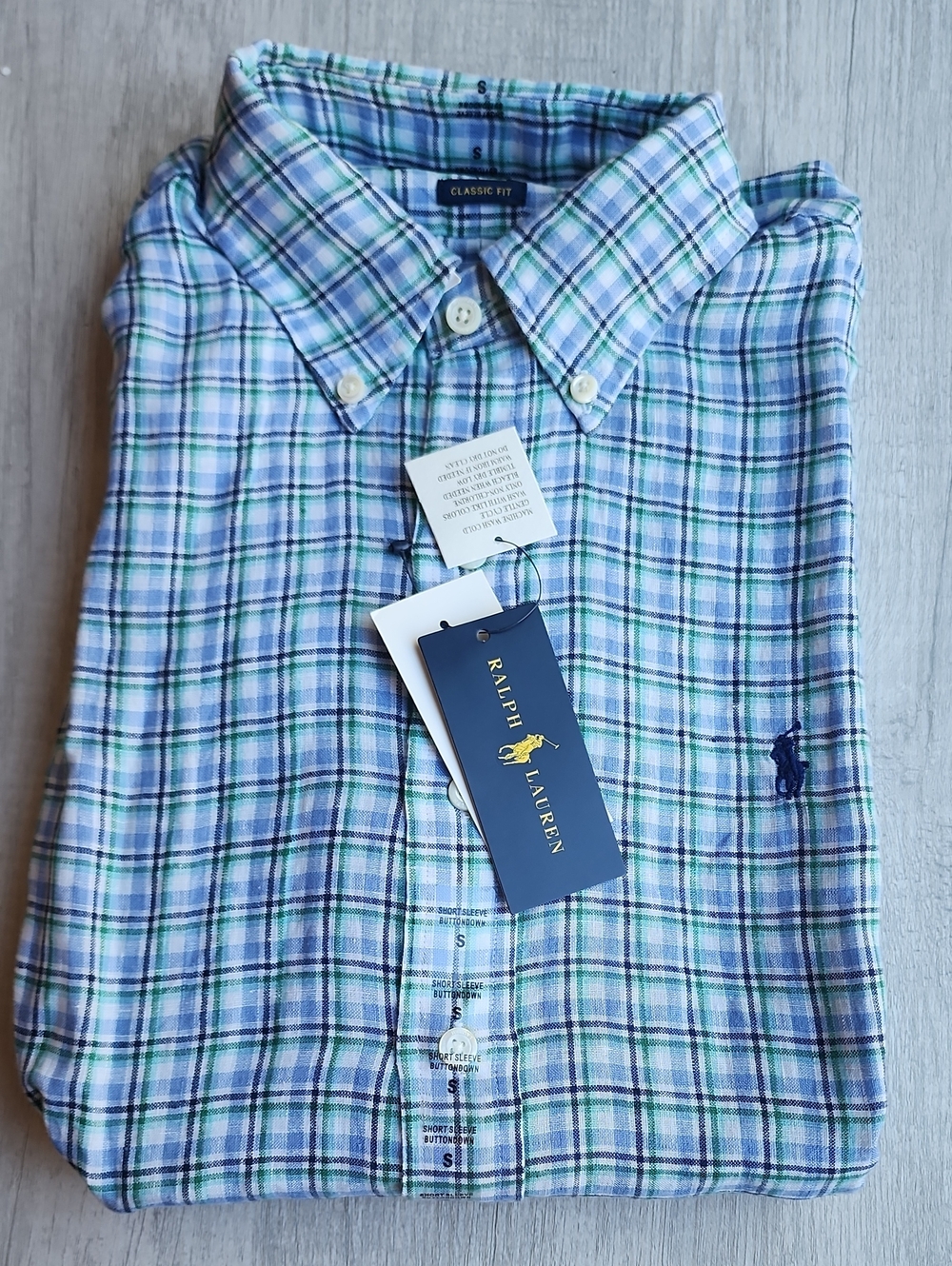 Ralph Lauren Classic Fit Linen Shirt Nwt